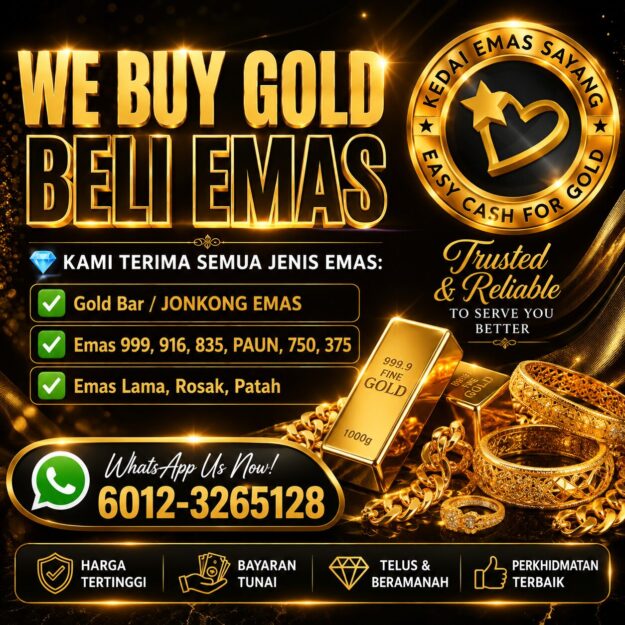 Jual Emas Beli Emas Terpakai