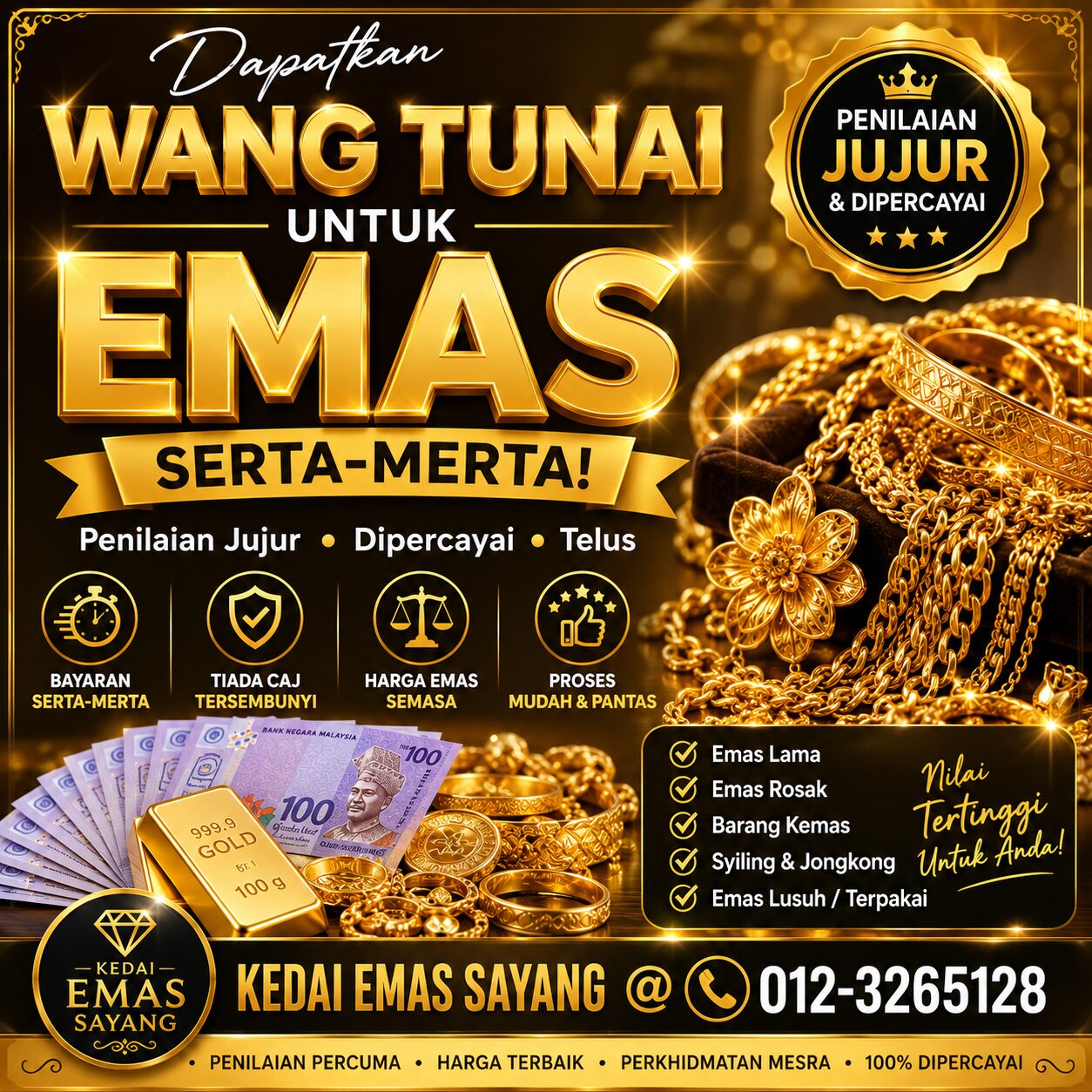 Buy Back Emas Jual Emas Terpakai